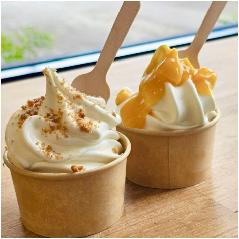 第5回 熱いぜ！宮崎展　大丸福岡天神店　九州純生ソフトクリーム