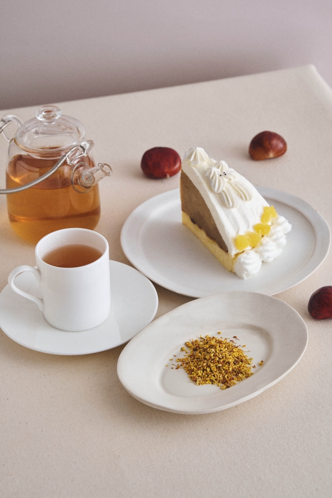 カフェ＆ブックス ビブリオテーク 金木犀の紅茶