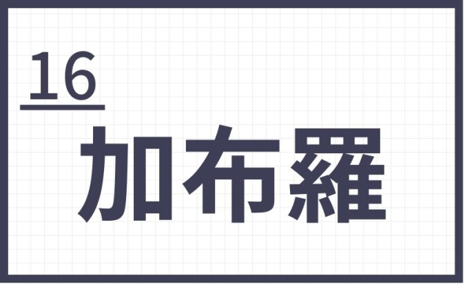 難読地名　福岡　加布羅