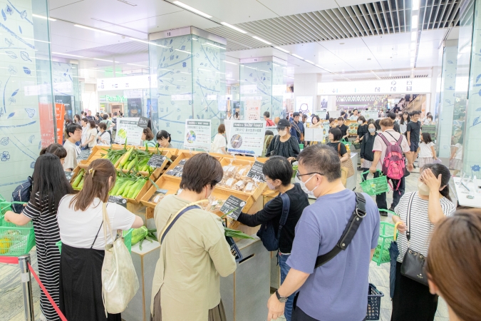 つばめマルシェ with FUKU MARCHE STORE　会場の様子