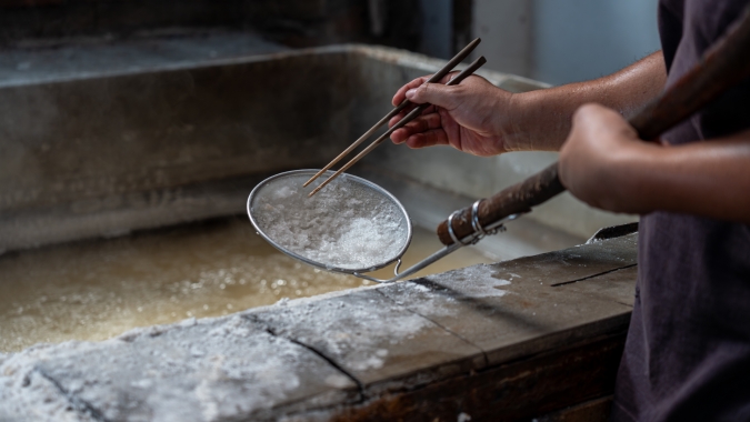 工房とったん 塩製造