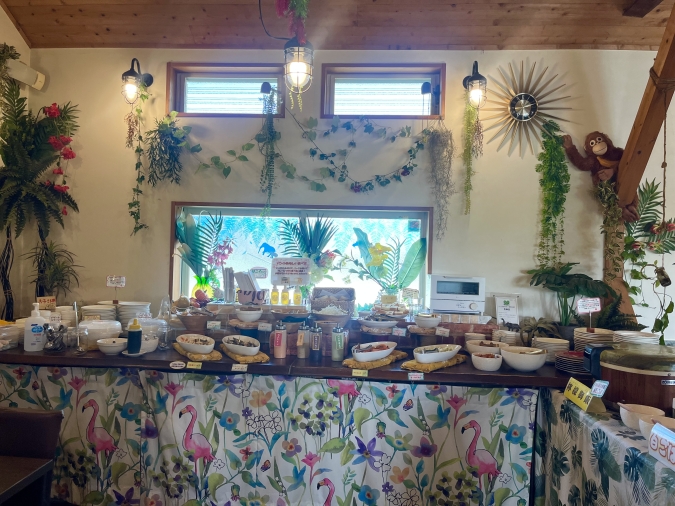 ジャングルスープカレー 食べ放題ビュッフェコーナー