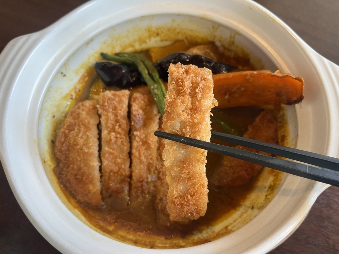 ジャングルスープカレー ロースカツスープカレー