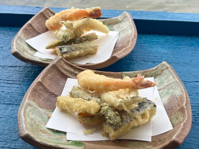 アクアマリン糸島 季節の天ぷら盛り合わせ