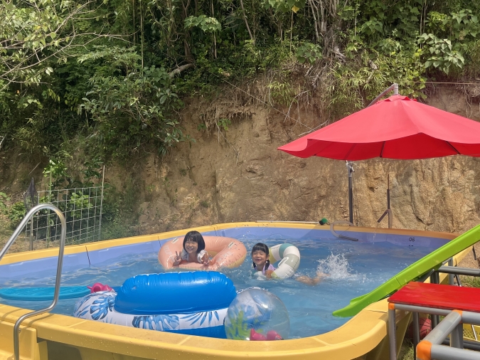 アクアマリン糸島 巨大プール