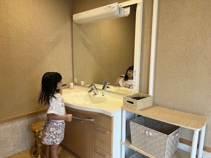 ひがしせふり温泉 山茶花の湯 岩の湯 洗面台