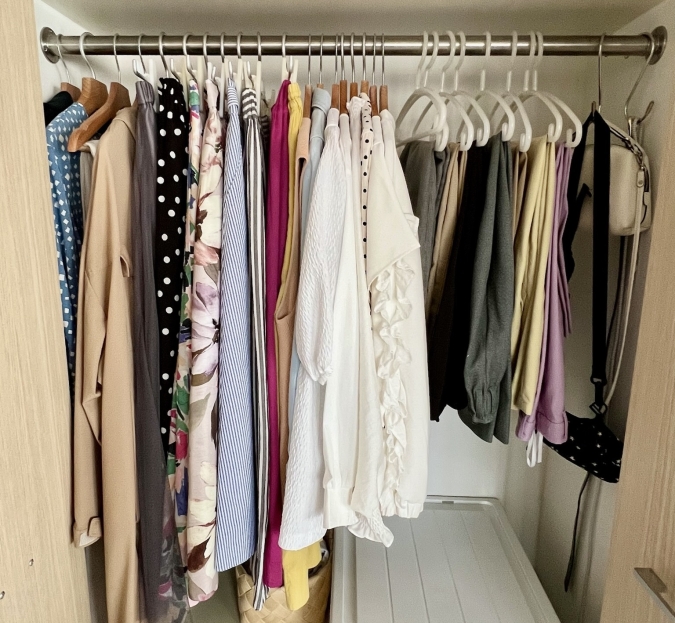 クローゼット服　こんまり