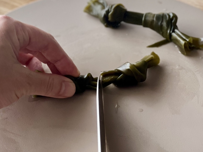 昆布　下ごしらえ