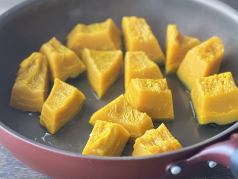 かぼちゃ　蒸しかぼちゃ　レシピ　簡単