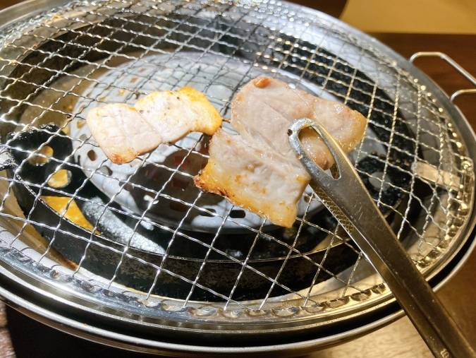 行橋ホルモン隆庵　豚バラ