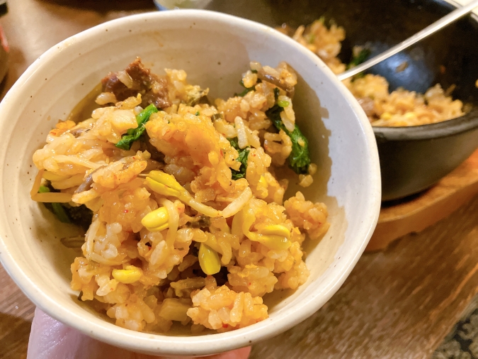 行橋ホルモン隆庵　石焼ビビンバ