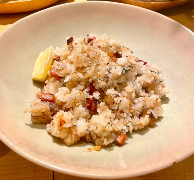 大名みどり２　ガーリックバターライス