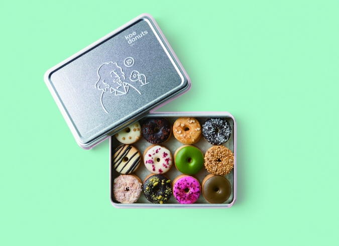 博多阪急「パン・スイーツフェスティバル」koe donutsクッキー缶