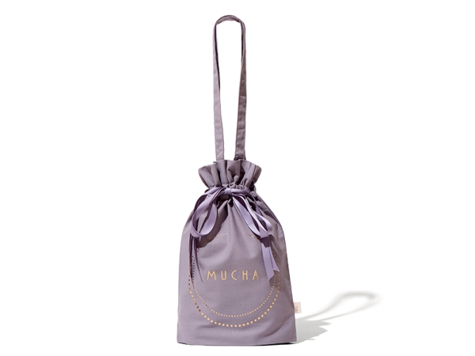 MUCHAワン・フクオカ・ビルディング店/ラッピングトートバッグ 月と星