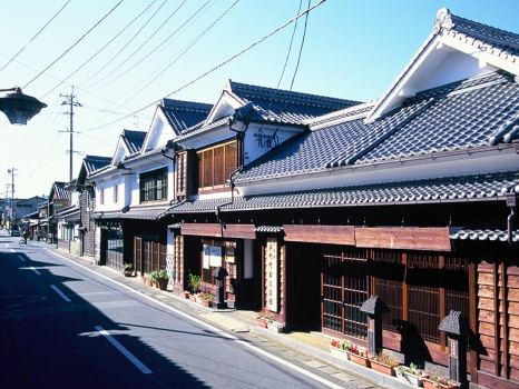 八女　福島の街並み