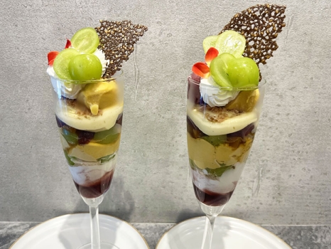 パフェ　amber 福岡　アンバー　カフェ