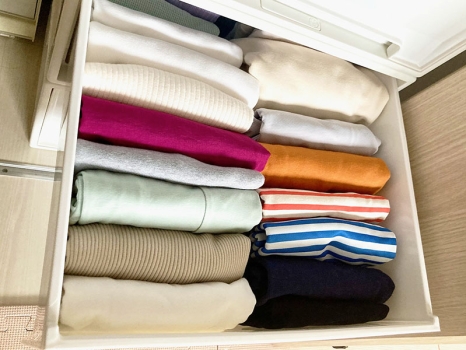 こんまり流　片づけ　衣替え