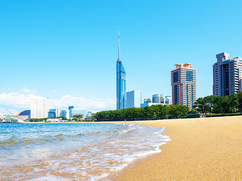 難読地名　福岡　百道浜