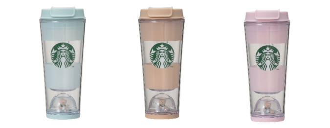 GELATO PIQUE + STARBUCKS　gelato pique ベアスノードームボーダータンブラー