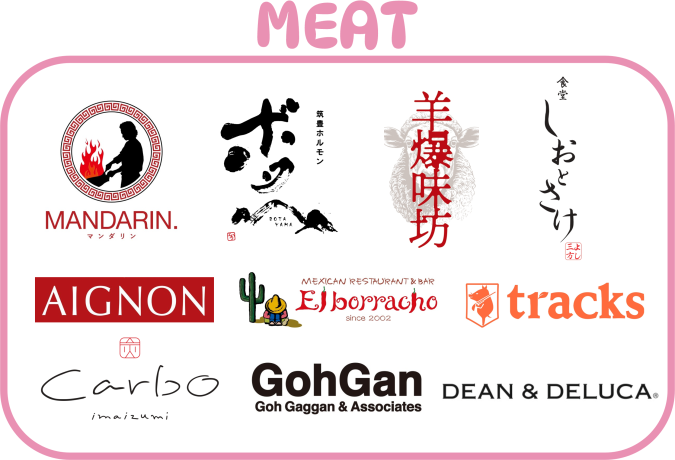 MEAT&WINE FUKUOKA Participating Stores