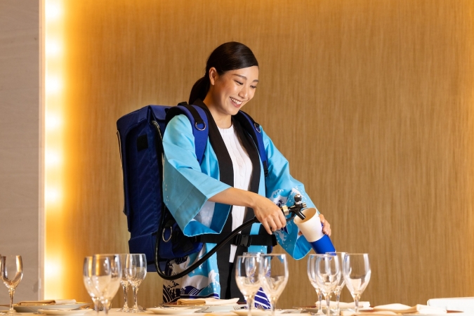 Family Fun Night with HAWKS　ビールサーブ