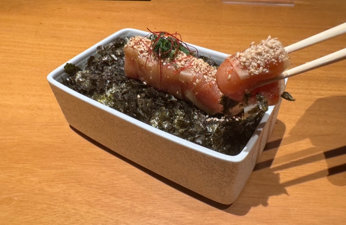 元祖博多めんたい重:はし上げ