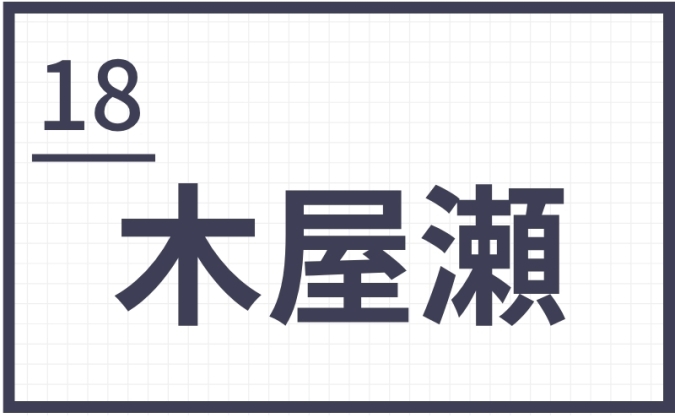 難読地名　北九州　木屋瀬