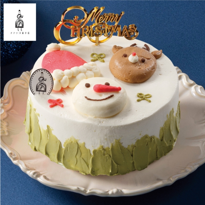 イオン九州2025クリスマスケーキ/ピスタチオと木苺の濃厚バタークリームケーキ