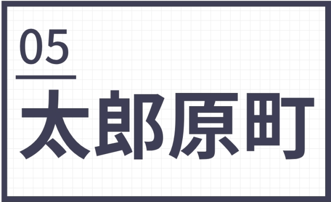 難読地名　筑後地区　　太郎丸町