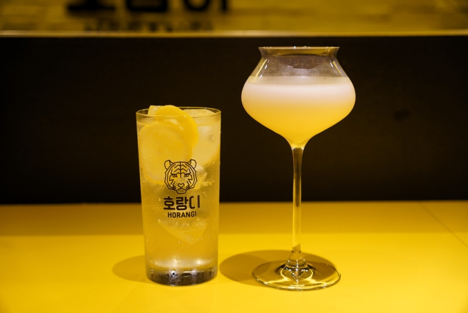ホランイレモンサワー　ホランイマッコリサワー
