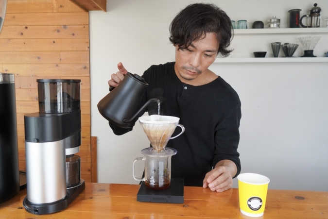 Milk＆Coffee Stand 3PT：ハンドドリップ