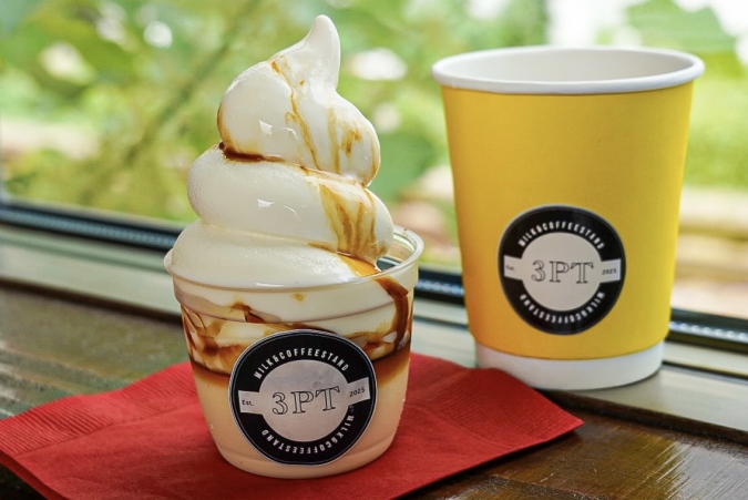 Milk＆Coffee Stand 3PT：プリンソフト