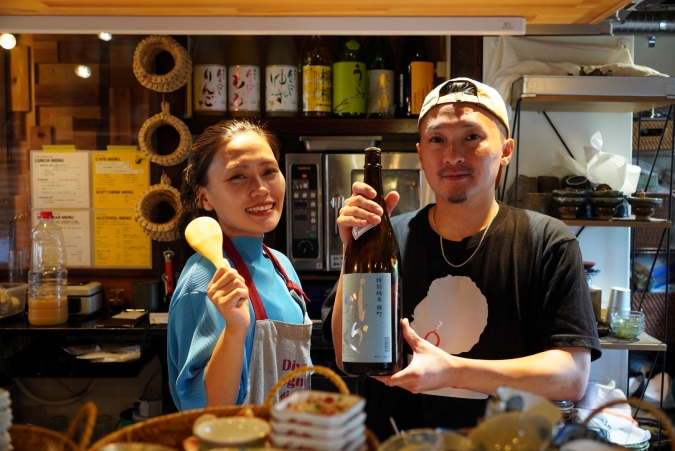 CHA CHU CHO -ちゃちゅちょ-　料理長の野中一平さんとマネージャーの石内梨央さん