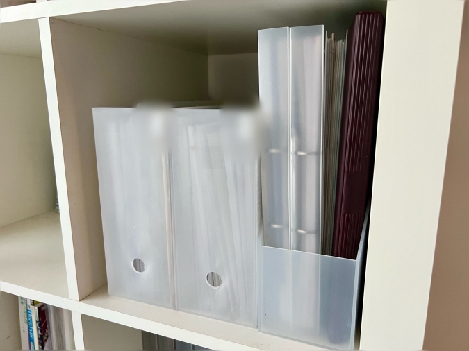 書類収納　こんまり流