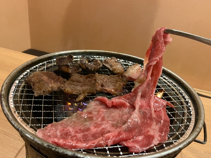 カルビ市場天神店 特選黒毛和牛焼きすきロース