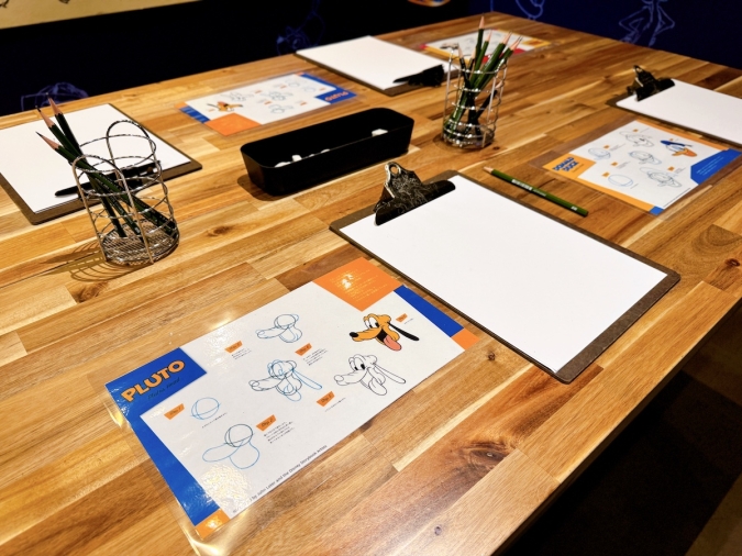 ディズニー・アニメーション・イマーシブ・エクスペリエンス　お絵かきブース