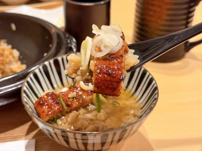 京から鰻　お茶漬け