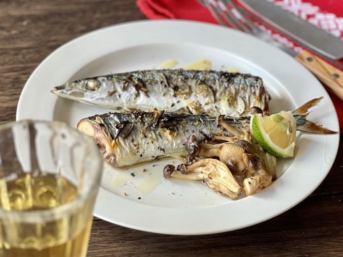 さんまのハーブ焼き