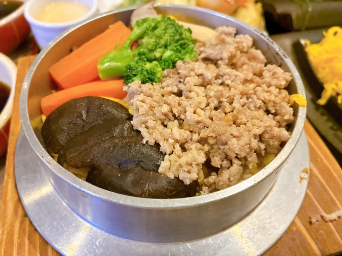 馬関そば　釜飯