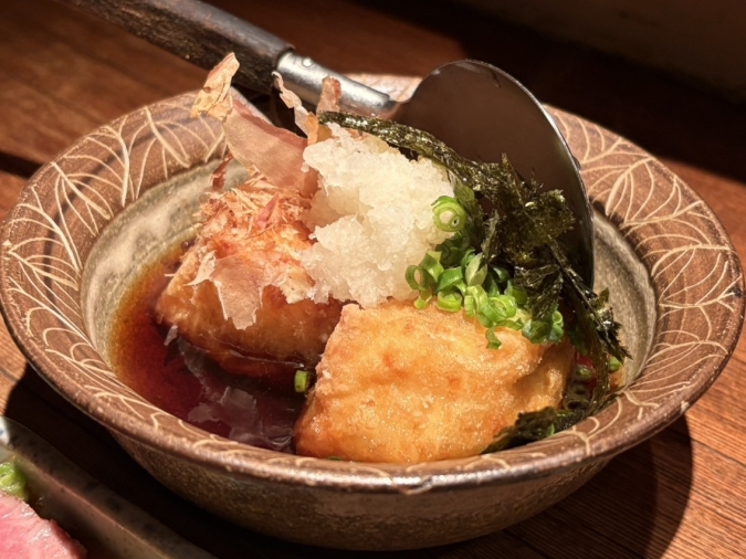 夢玄　チーズ豆腐の揚出し