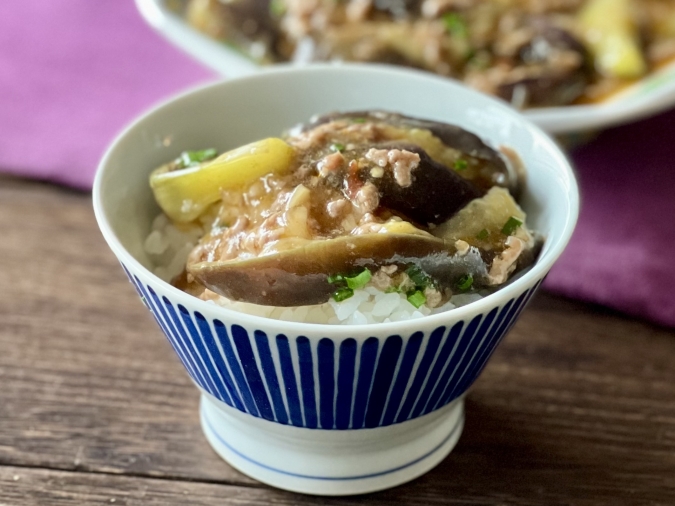 ひき肉となすのとろとろ煮