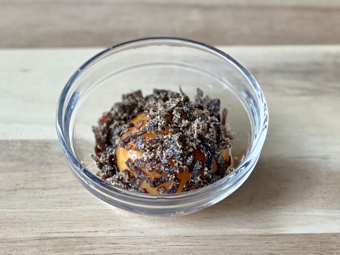 卵黄塩昆布漬け