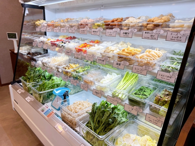 七宝麻辣湯 六本松店　ショーケース