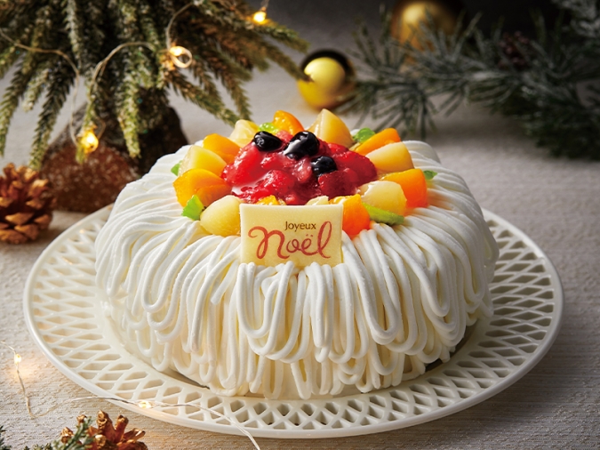 イオン九州クリスマスケーキ2025／フルーツリースケーキ
