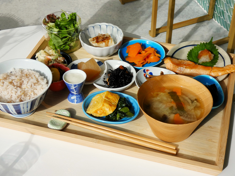 and S organic（アンドエスオーガニック）豆皿ランチ御膳