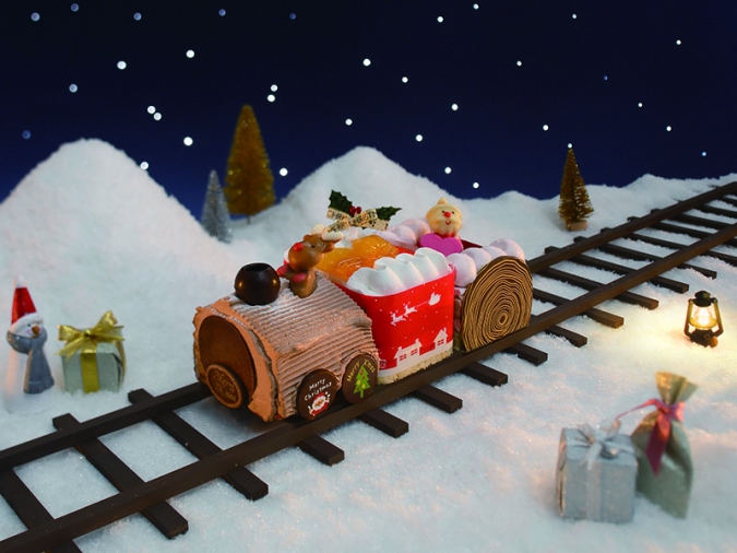 イオン九州　クリスマスケーキ　列車　2025