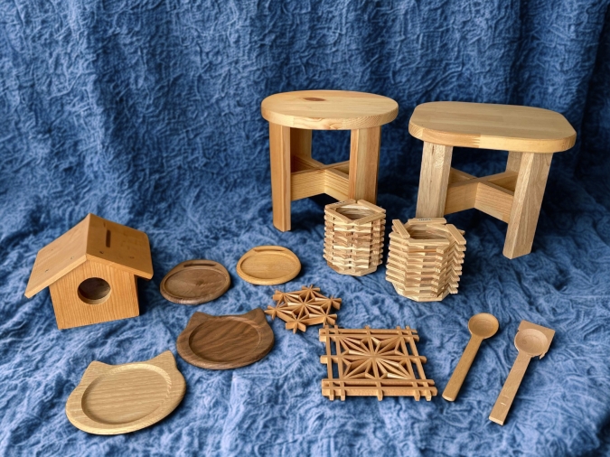 大川TERRAZZA　木工作品