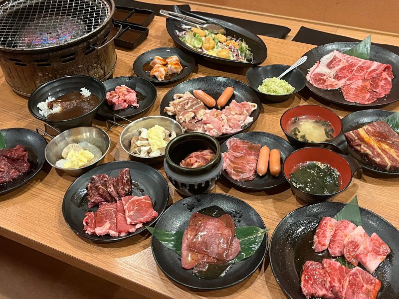 カルビ市場天神店 お肉集合