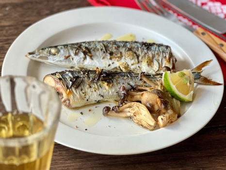 さんまのハーブ焼き