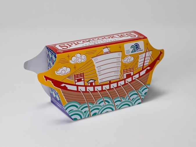 九州国立博物館20周年記念グッズ 遣唐使船が運んだ！ シナモン香るスパイスクッキー